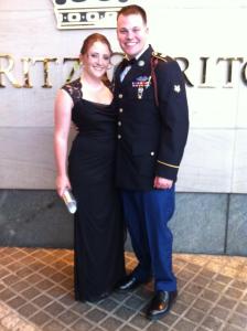 One of the first pictures of Kevin and I (2013).